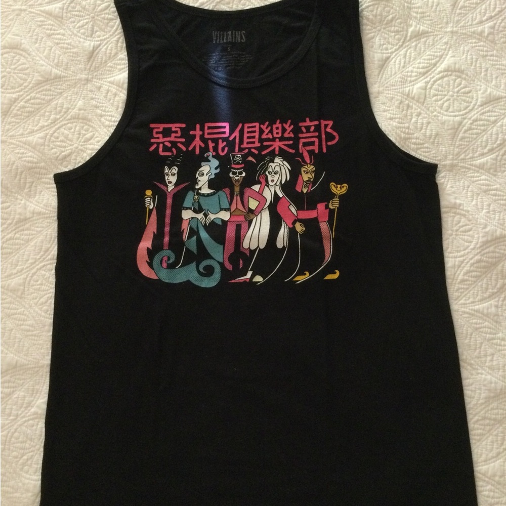 🚩Disney Villains Black Graphic Tank Top